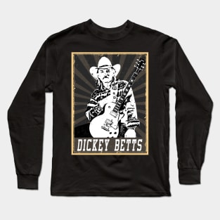 80s Style Dickey Betts Long Sleeve T-Shirt